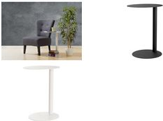 PAPERFLOW Beistelltisch weiß rund (TA40.13)