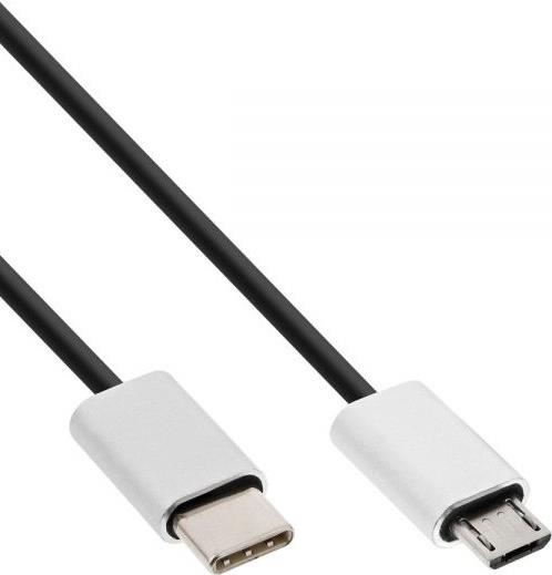 InLine USB-Kabel USB-C (M) bis Micro-USB Typ B (M) (35846)