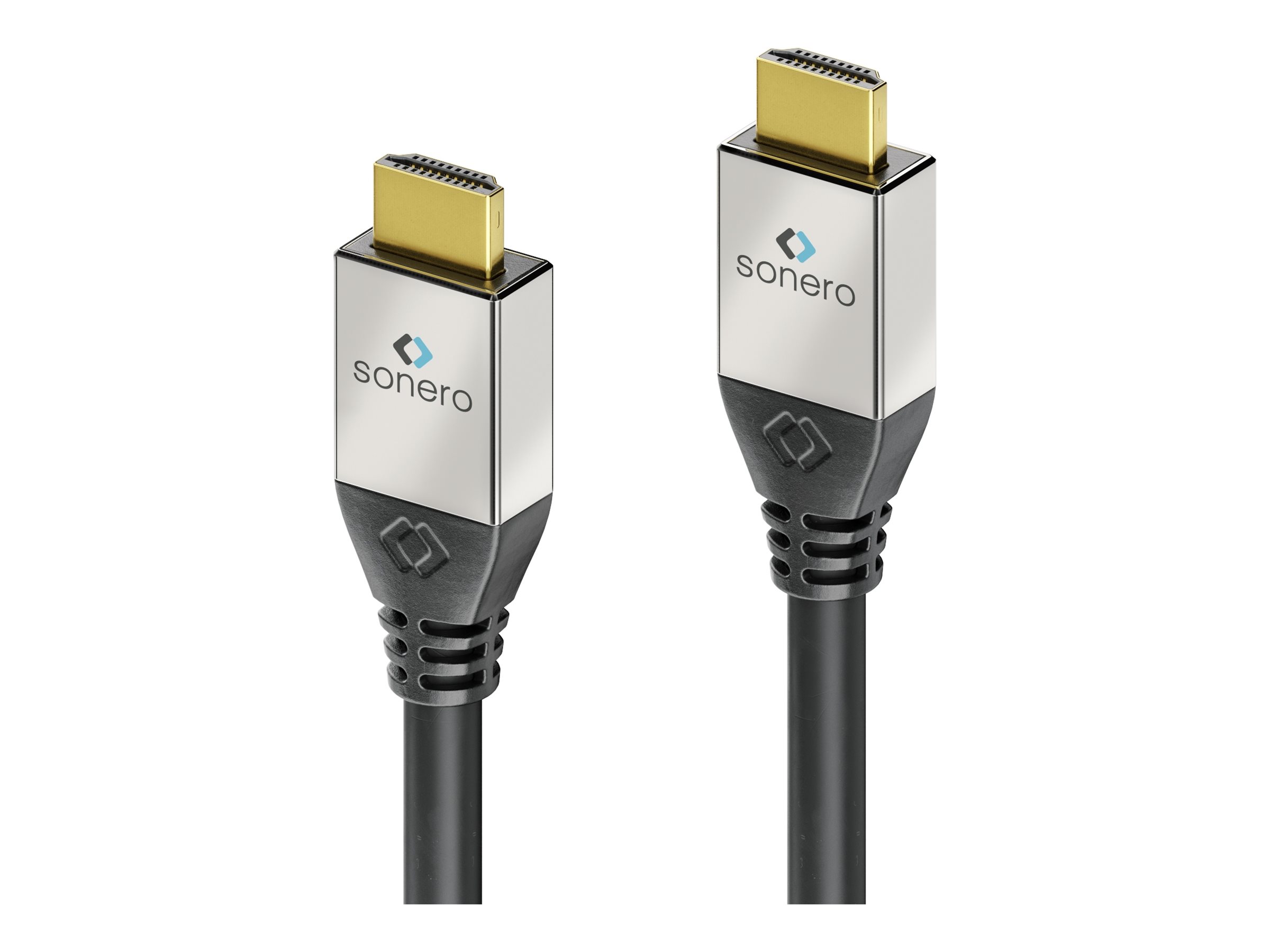 Sonero Premium HDMI-Kabel mit Ethernet 7,5 m HDMI 2.0 4K Ultra HD 18 Gbit/s Schwarz