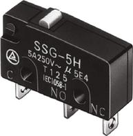Omron SSG-5L2H Mikroschalter 14 V/DC 5 A 1 x Ein/(Ein) 1 St. Bag