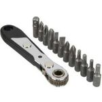 InLine® Mini-Ratschen-Set, mit 12-teiligem Bitsatz (43034T)