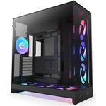 NZXT H9 Flow RGB+ schwarz matt Temperd Glass x 2 (CM-H92FB-P1)
