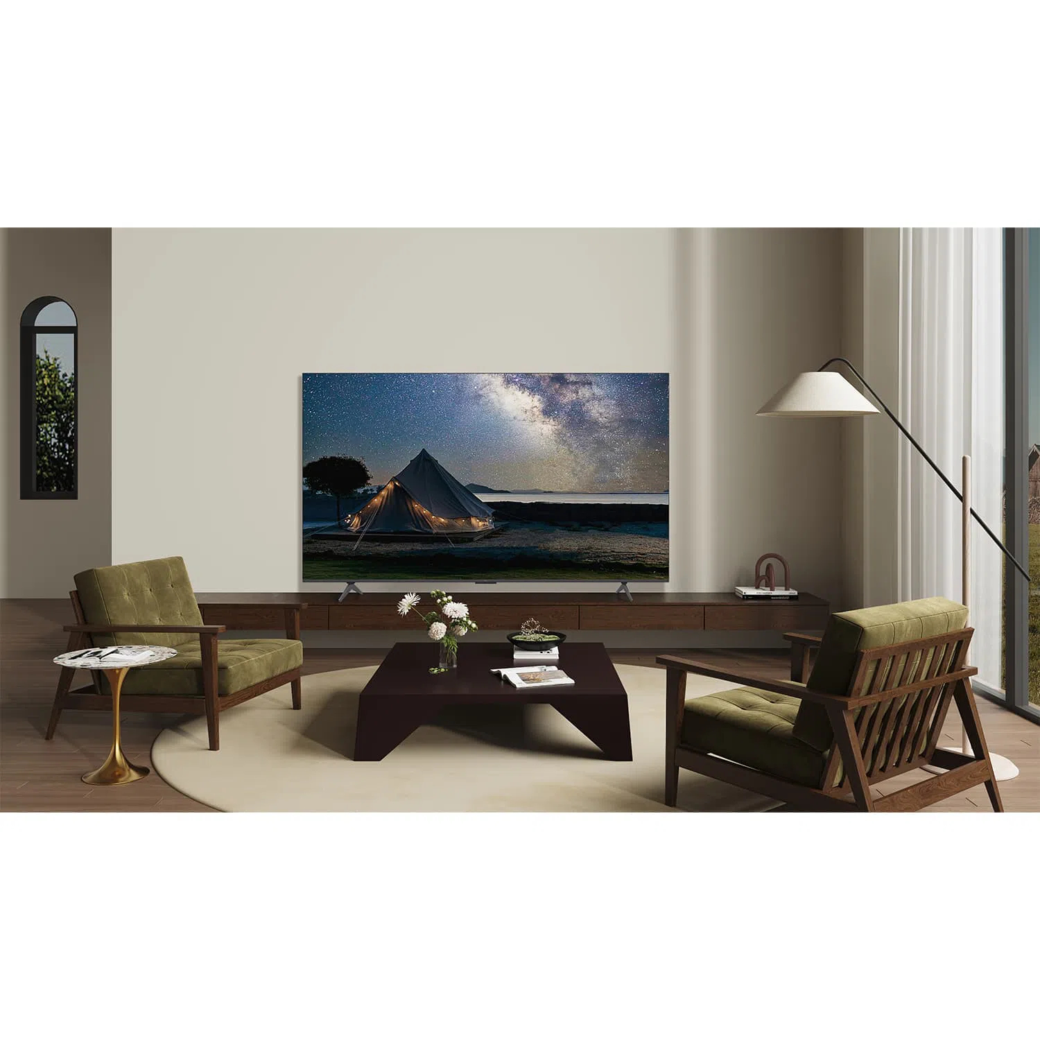 TCL T69C 43" 4K Ultra HD QLED Smart-TV Google TV HDR10+ Dolby Vision Brushed Metal