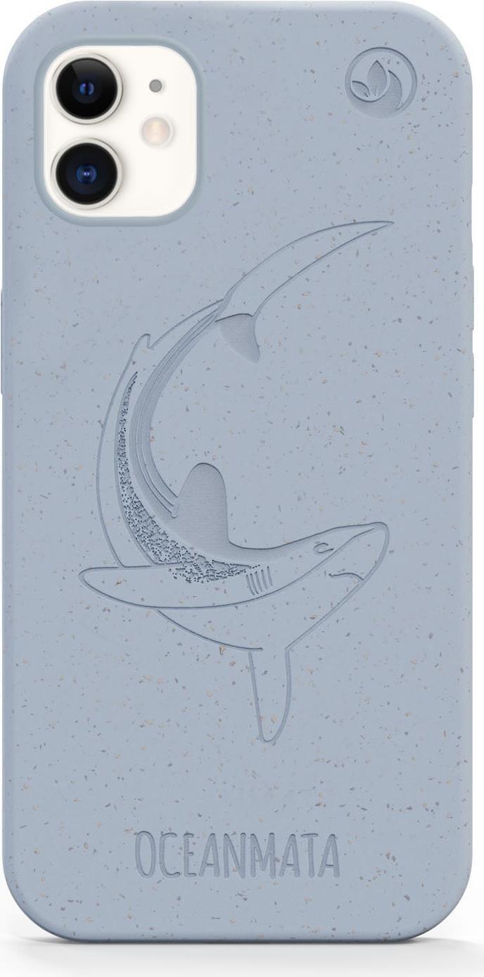 OCEANMATA Handyhülle iPhone 12 mini | sharkgrey | nachhaltige Apple iPhone Hülle Shark Edition (8720256018902)