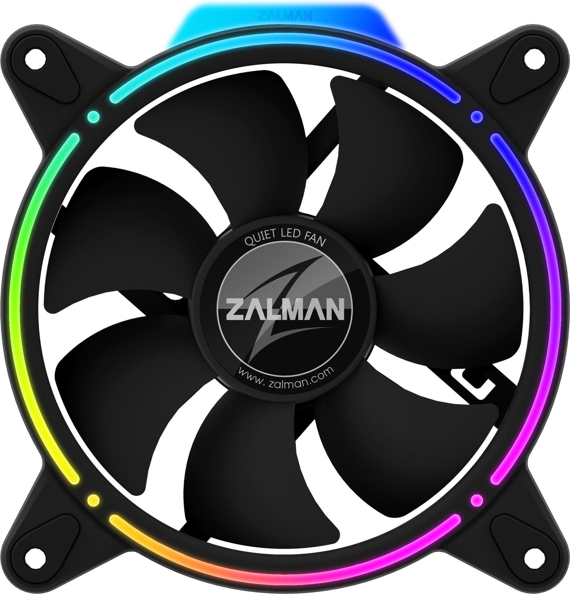 Корпусный вентилятор купить. Вентилятор для корпуса Zalman ZM-rfd120a. Кулер для корпуса 120 мм RGB Zalman. Zalman кулеры 120мм в корпус. Кулер Залман 120 мм с подсветкой.