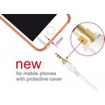 Delock Klinkenkabel 3,5 mm 3 Pin Stecker > Stecker 2 m weiß (85550)