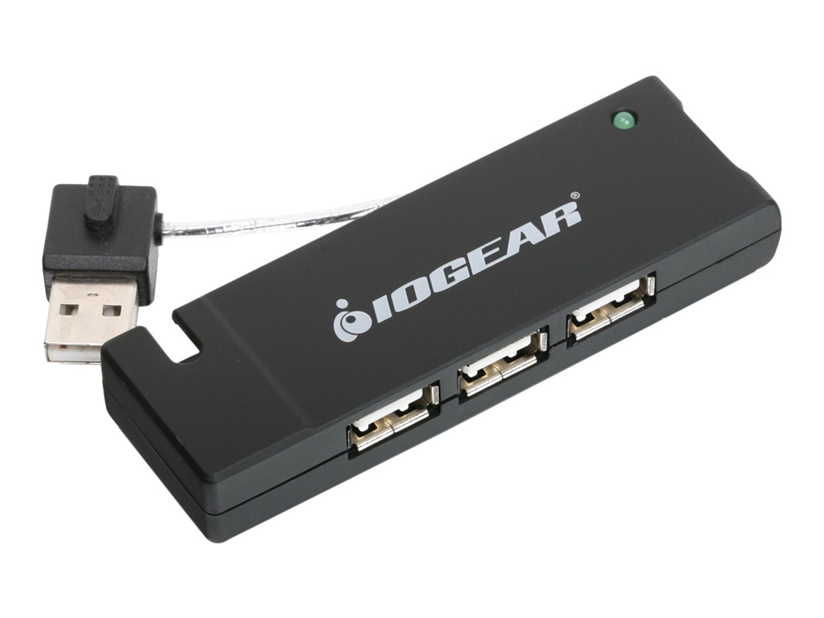 IOGEAR GUH285 4-Port USB 2.0 Hub Schwarz