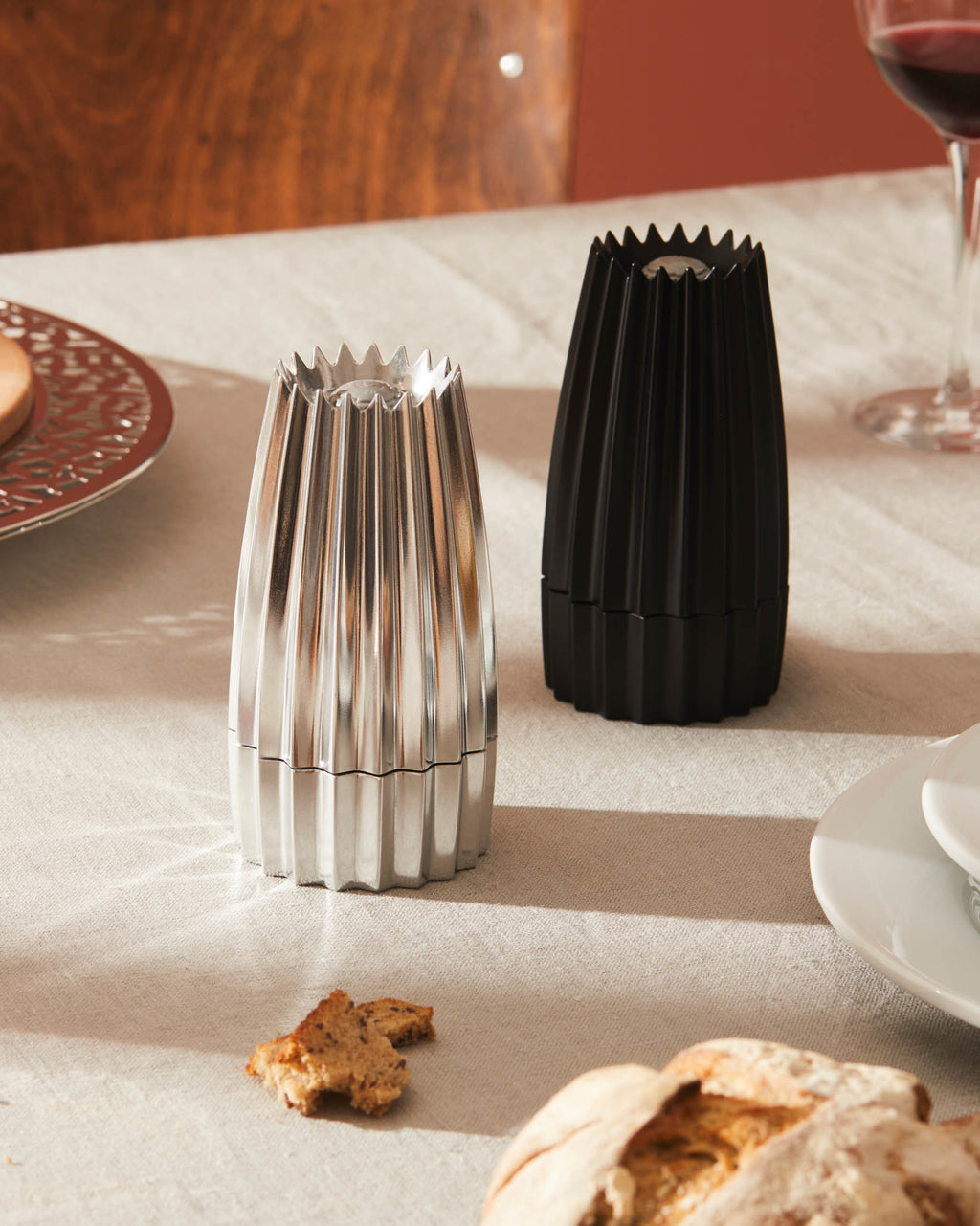 Alessi WAL03 Grind Salz- & Pfeffermühle Aluminium