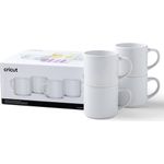 Cricut 2009392 Tasse 300 ml Weiß 4 St. (2009392)