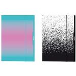 Pelikan Zeichnungsmappe Color Edition, DIN A3, schwarz/weiß aus stabilem und hochwertigem Karton, 3 Einschlagklappen, - 1 Stück (300004023)