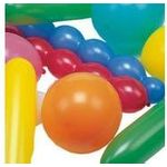 PAPSTAR XXL-Luftballons, Formen und Farben sortiert extra groß, farbig sortiert -> Farbauswahl erfolt zufällig - 1 Stück (18668)