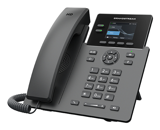 Grandstream GRP Series GRP2610P VoIP-Telefon SIP 2 Leitungen PoE Schwarz