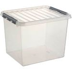 Sunware Q-line Aufbewahrungsbox 52,0 l transparent 50,0 x 40,0 x 38,0 cm(H6162702)