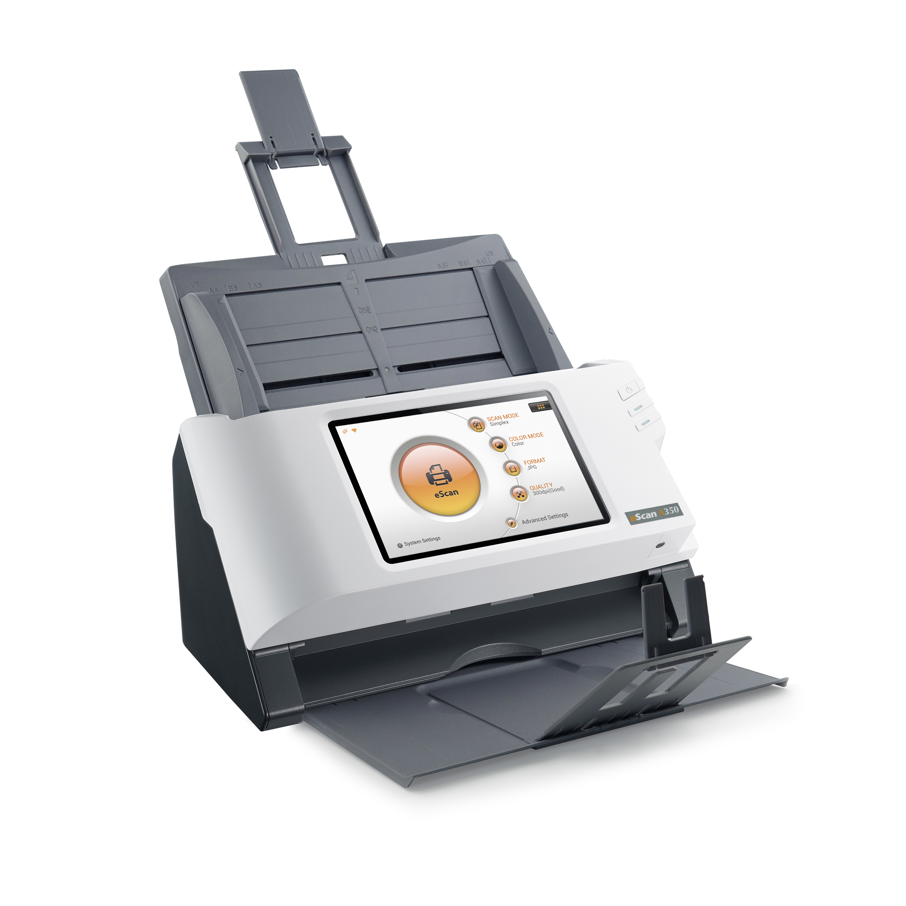 Plustek eScan A350 Essential Dokumentenscanner 600 dpi A4 Schwarz, Weiß