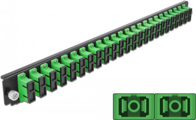 DeLOCK Rack-Montageblech für Glasfaser-Spleißbox (43364)