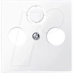 Merten 296725. Produktfarbe: Weiß, Markenkompatibilität: Universal, Material: Thermoplast (296725)