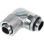 Alphacool HF 13/10 Anschraubtülle 90° drehbar G1/4 - Chrome (17074)