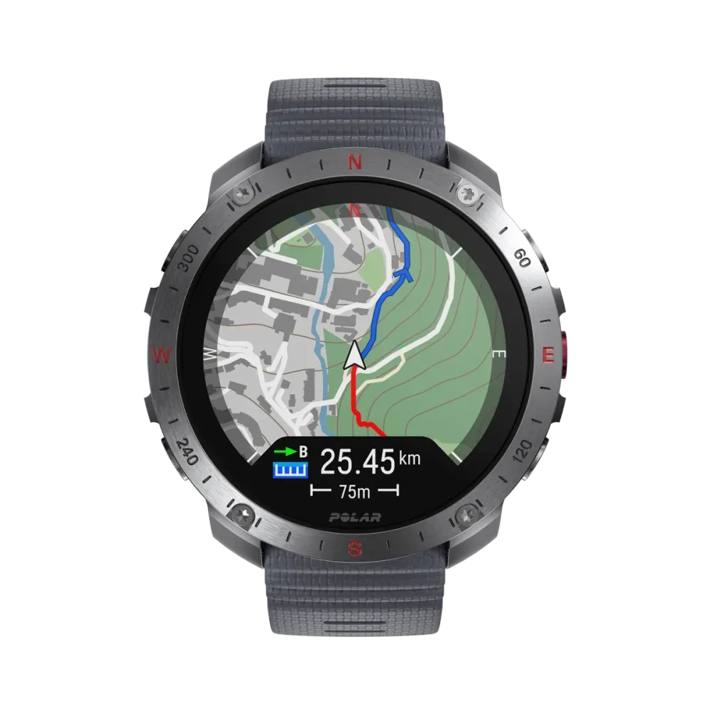 POLAR Grit X2 Pro Smartwatch 1,39" AMOLED GPS Grau