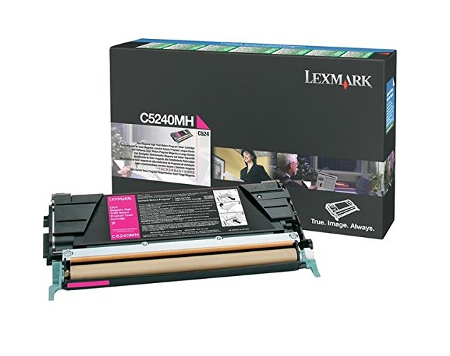 Lexmark Tonerpatrone C5240MH Hohe Ergiebigkeit Magenta 5000 Seiten