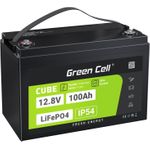 Green Cell CUBE LiFePO4 Spezial-Akku LiFePo-Block Schraubkontakt Li-Ion 12.8 V 100 (GC-LFPGC12V100AH)