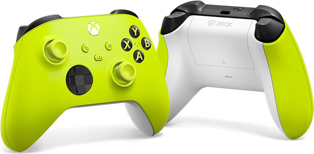 Microsoft Xbox Wireless Controller Electric Volt Gelb Bluetooth Joystick Analog / Digital Xbox (QAU-00022)