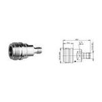 Telegärtner Koax-Adapter N-Buchse - SMA-Buchse J01027B0017 1 St. (J01027B0017)