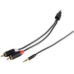 shiverpeaks BASIC-S Audiokabel Super Slim, 1,5 m 3,5 mm Mini-Klinkenstecker (BS33983-W)