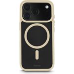 Hama Handyhülle Frame Protect f iPhone 17 Pro, magnetisch, durchsichtig, Beige (00232406)