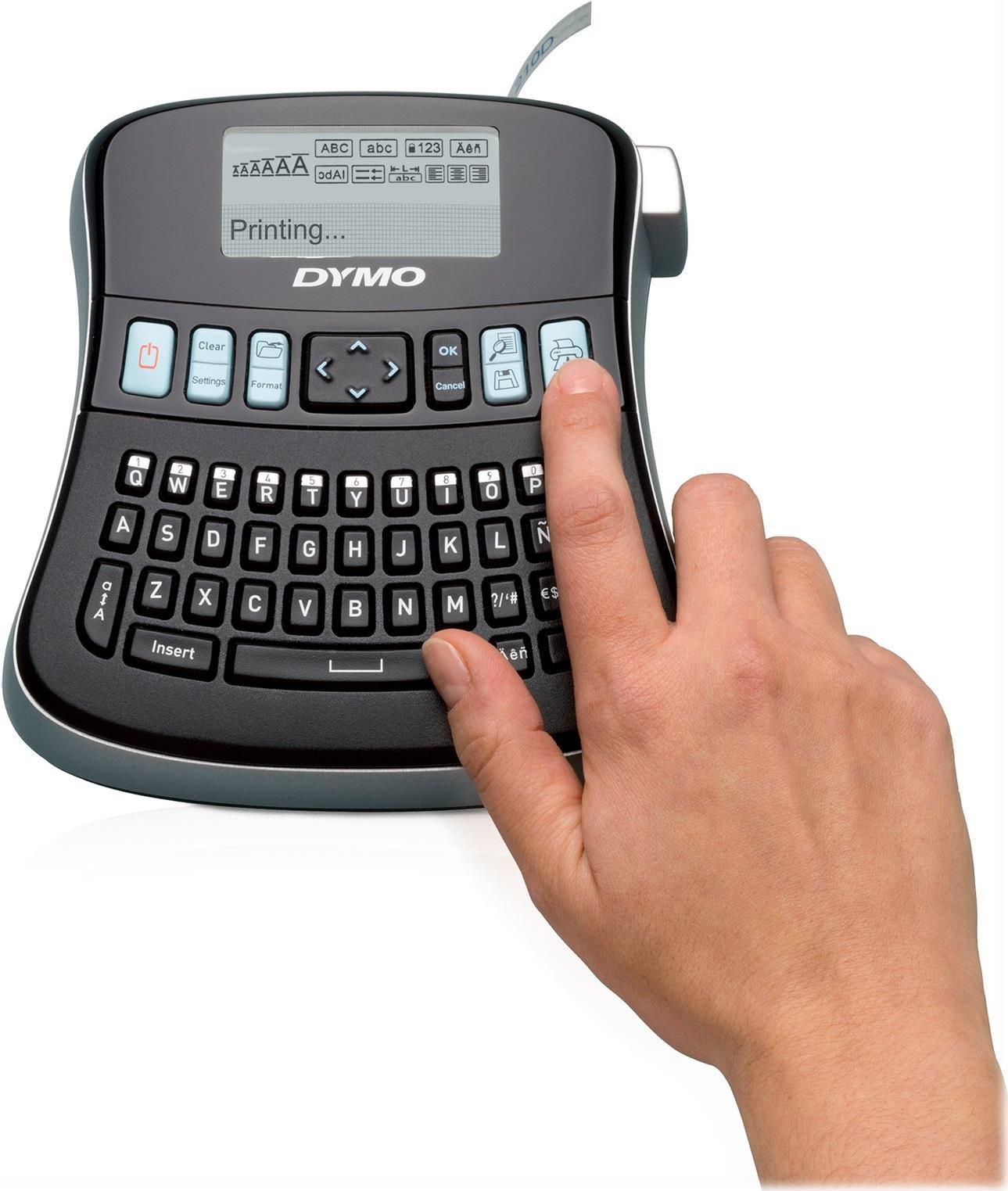 DYMO LabelManager 210D+ Beschriftungsgerät 180 dpi Schwarz, Grau