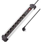 SY-4755614Überspannungsschutz-Steckdosenleiste Silber Schwarz Schutzkontakt 1 St. (SY-4755614)