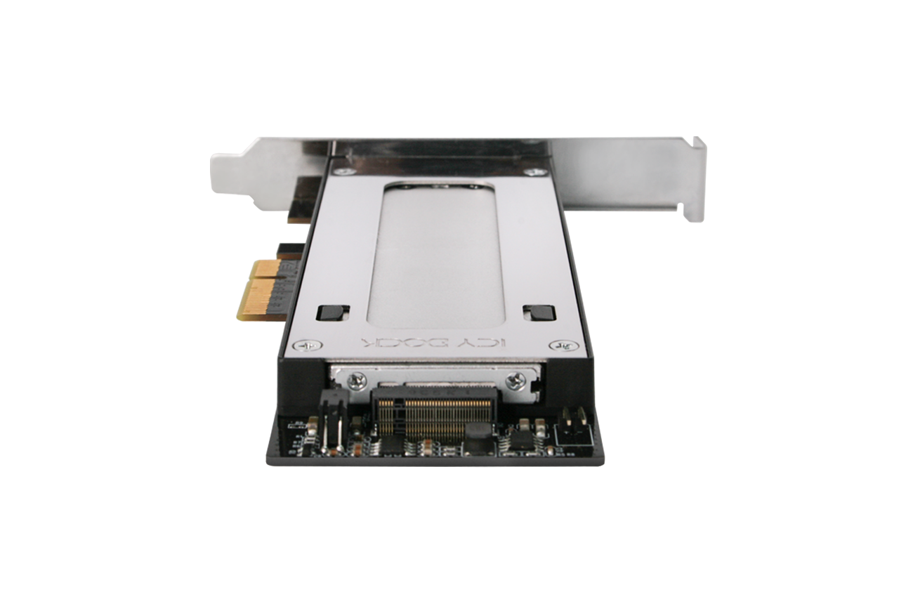 ICY Dock ToughArmor MB840M2P-B M.2 NVMe SSD PCIe 3.0 x4 Wechselrahmen Schwarz/Silber