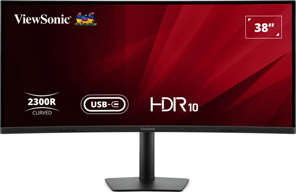 ViewSonic VA3820C Curved Monitor 96,52cm (38 Zoll) UWQHD+, IPS, 4.785ms, HDMI, DisplayPort, USB-C, USB Hub (VA3820C)