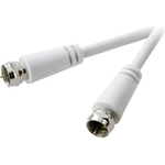 SpeaKa Professional SP-7870436 Koaxialkabel 1,5 m F Weiß (SP-7870436)