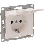 Legrand SEANO SCHUKO Steckd. SL 765123 Klappdeckel Ultraweiß 10 (765123)