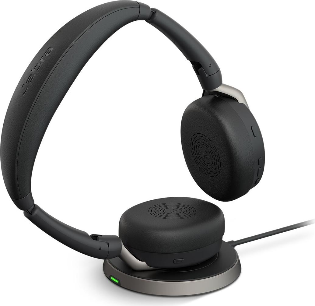 Jabra Evolve2 65 Flex UC Stereo Headset Kabellos Bluetooth ANC Schwarz
