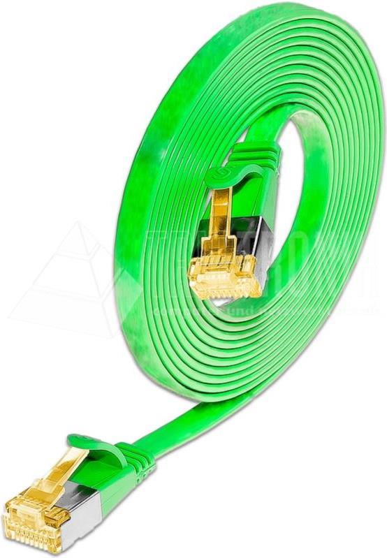 Wirewin PKW-STP-SLIM-K6A 0.5 GN. Kabellänge: 0,5 m, Kabelstandard: Cat6a, Kabelschirmung: U/FTP (STP), Anschluss 1: RJ-45, Anschluss 2: RJ-45, Steckerverbindergeschlecht: Male connector / Male connector, Kabelfarbe: Grün (PKW-STP-SLIM-K6A 0.5 GN)