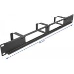 Delock Rack-Kabelmanagementblech mit Haken (66657)