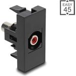Delock Easy 45 Modul Cinch Buchse zu rot schwarz (90963)