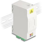 Delock LWL Anschlussdose für Hutschiene mit Spleißhalter und 4 x SC Simplex Kupplung (88097)