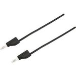 VOLTCRAFT Messleitung [Stecker 4 mm - Stecker 4 mm] 1.5 m Schwarz MSB-300 (MSB-300-1.5-SW)