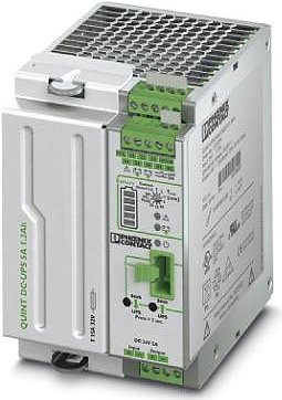Phoenix QUINT-UPS/ 24DC/ 24DC/ 5/1.3AH Grün - Grau Unterbrechungsfreie Stromversorgung (UPS) (2320254)