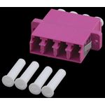 EFB-Elektronik Kupplung LC Quad OM4 einteilig, erikaviolett, Keramikhülse, SC Duplex Hersteller: EFB Elektronik (53335.1)