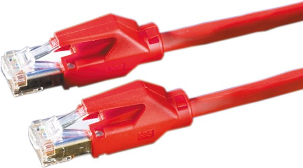 Kerpen MegaLine 727 Patch-Kabel CAT 6 SSTP RJ-45 1 m Rot