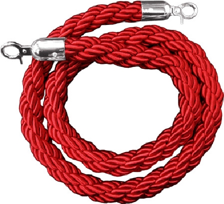 GUIL PST-CT1 Seil mit Karabinerhaken für Absperrpfosten PST-41 (Länge: 1,50m) (PST-CT1)