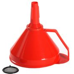 IWH Trichter, Durchmesser: 160 mm, orange aus hochwertigem Polyethylen, mit auswechselbarem - 1 Stück (003042)