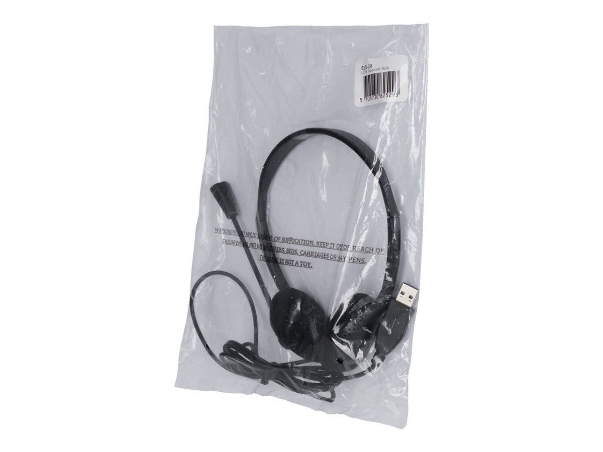 Sandberg USB Headset On-Ear Kabelgebunden Schwarz