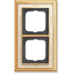 Busch Jaeger Rahmen 2-fach ms/pol Dekor elf/ws 1722-836 (1754-0-4644)