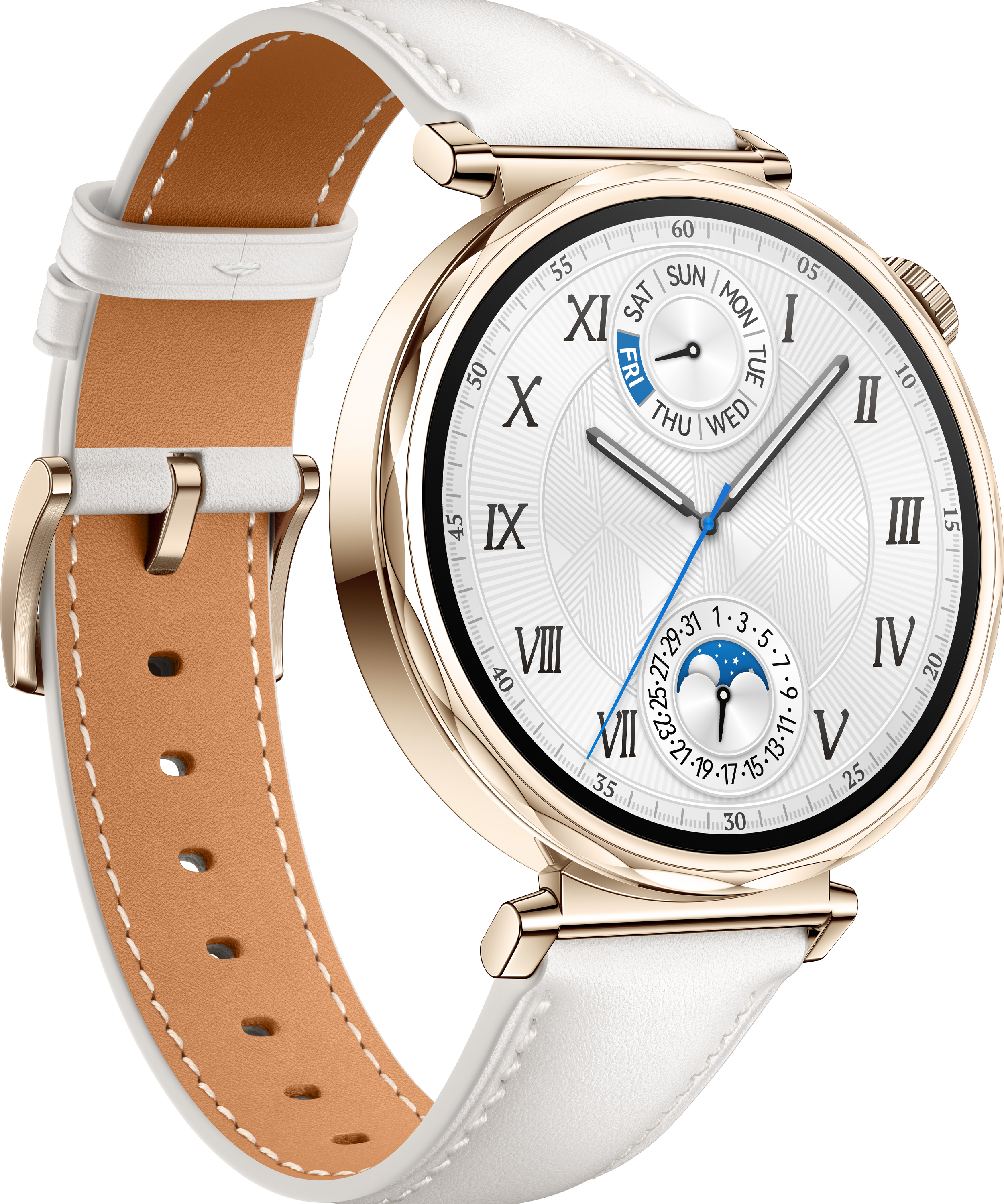 Huawei Watch GT 5 41 mm 1.32" AMOLED Edelstahl Weiß