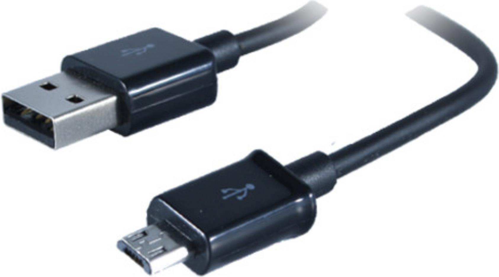 SHIVERPEAKS S/CONN maximum connectivity Smartphone-Adapter-Datenkabel Micro-USB 2.0-- USB-A-Stecker