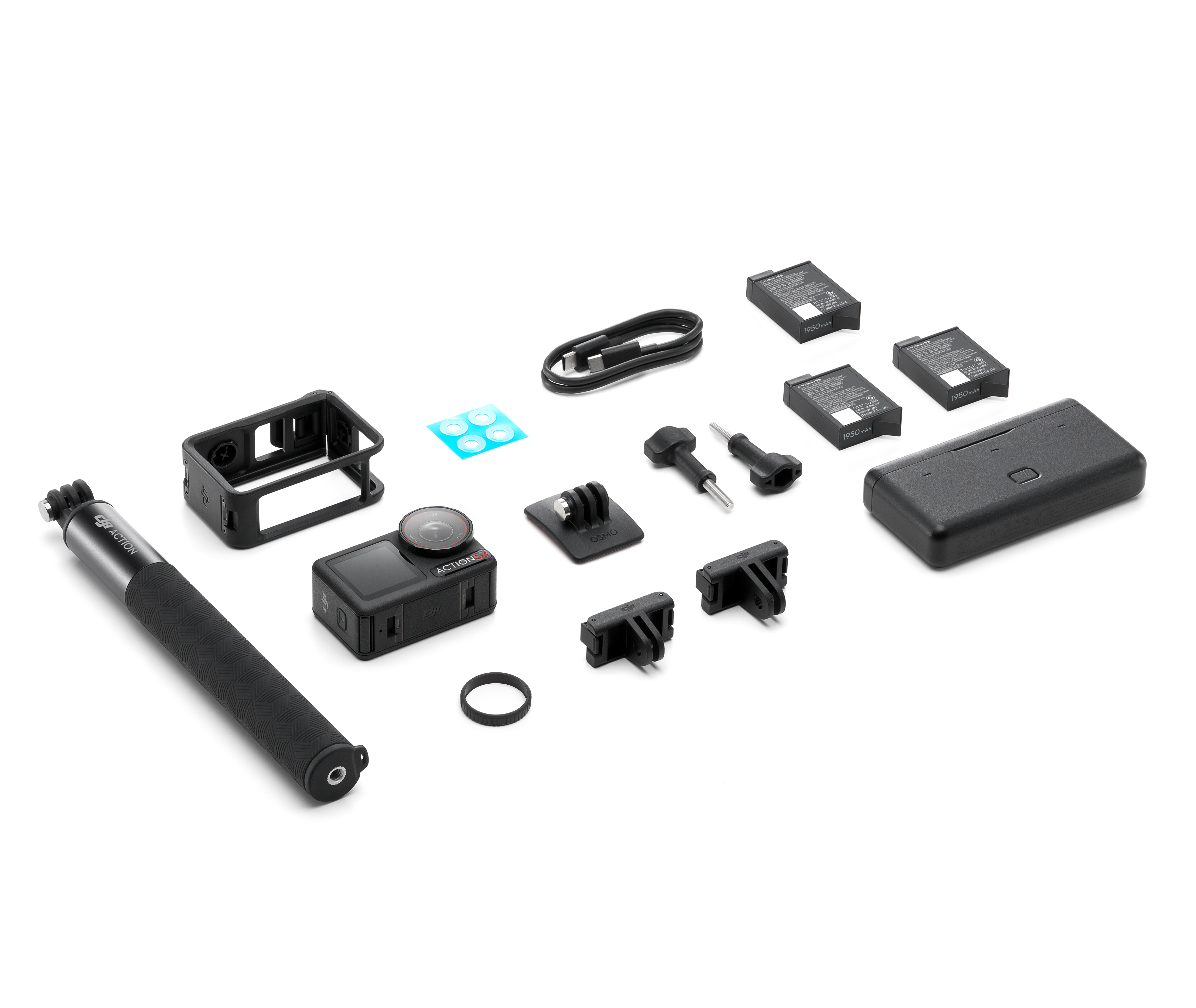 DJI Osmo Action 5 Pro Adventure Combo 1,46" 4K Actioncam Schwarz